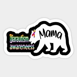 Autism Awareness T-ShirtMama Bear Autism Awareness Sticker